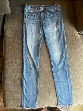 American Eagle Outfitters Light Blue Women's Skinny Jeans